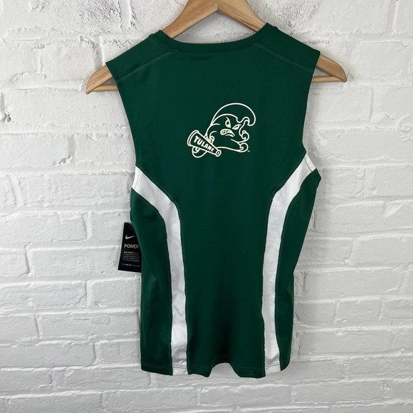 Nike Men's Dri Fit Classic Logo Tank Top Sleeveless Green/White Size XS NWT - Picture 2 of 5